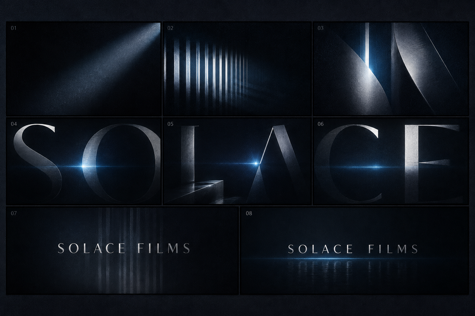 Solace Films motion identity concept frames